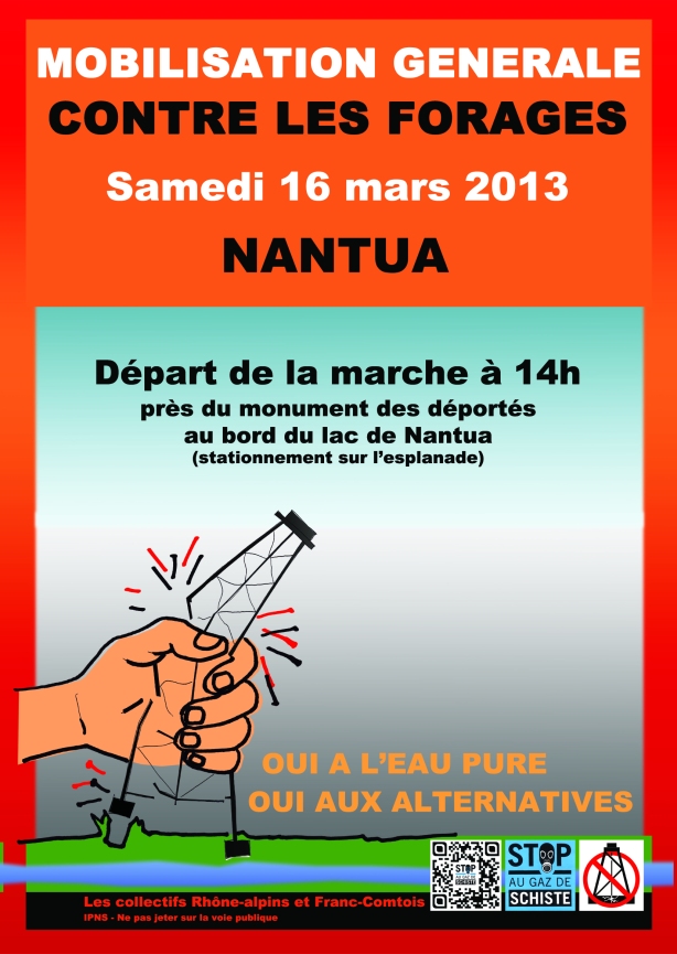 Nantua 16 MARS 2013 Manifestation